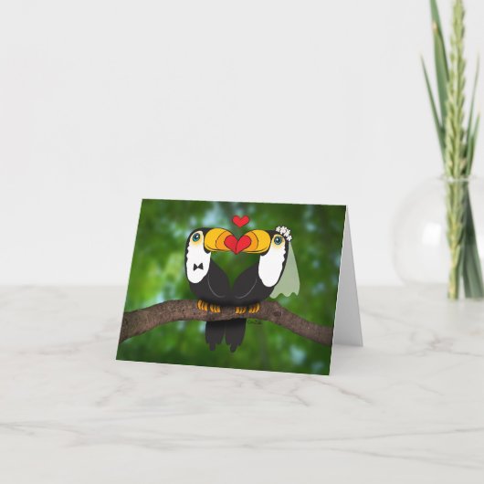 Toucan Get Married! Weddenschap Kaart (Voorkant)