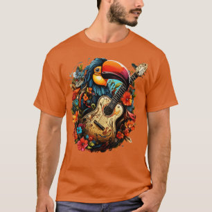 Toucan gitaar spelen t-shirt