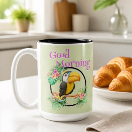 Toucan Goedemorgen Tweekleurige Koffiemok