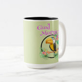 Toucan Good Morning Tweekleurige Koffiemok (Voorkant rechts)