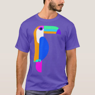 Toucan-grafische kaart voor vrouwen Toucan-Mannen T-shirt