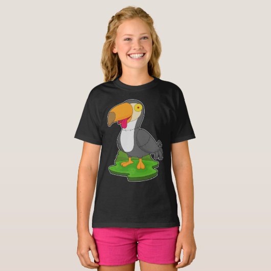 Toucan Halloween Zombie T-shirt (Voorkant volledig)