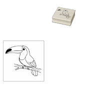 Toucan Houten Stempel (Gestempeld)