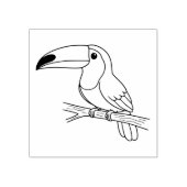 Toucan Houten Stempel (Afrduk)