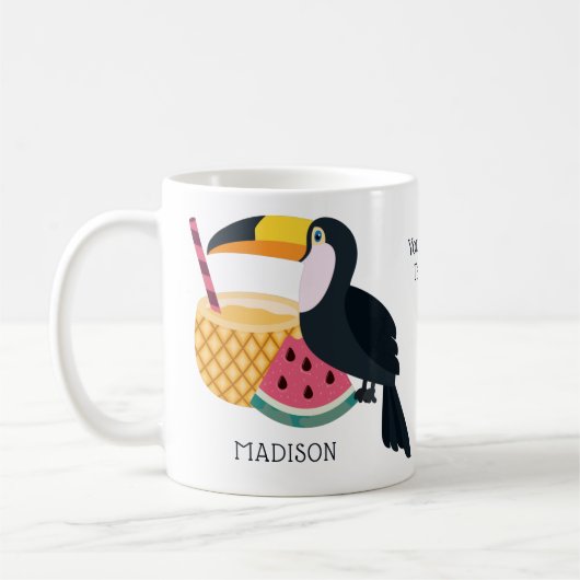 Toucan Illustration mokken (Links)