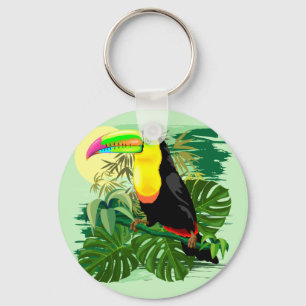 Toucan in Green Amazonia Rainforest Sleutelhanger