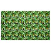 Toucan in Green Amazonia Rainforest Stof (Fat Quarter)