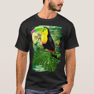 Toucan in Green Amazonia Rainforest T-shirt