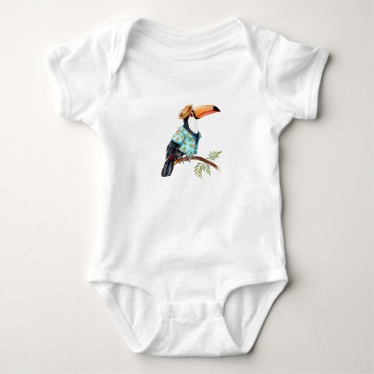 Toucan in Hawaiian shirt (Voorkant)