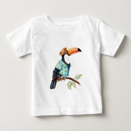Toucan in Hawaiian shirt (Voorkant)