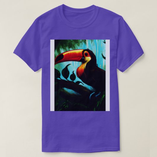 Toucan in Oerwoud T-shirt (Design voorkant)