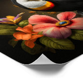 Toucan in regenwoud poster (Hoek)