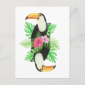Toucan in Tropical Leaves Briefkaart (Voorkant)