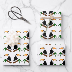 Toucan inpakpapier bladen vel