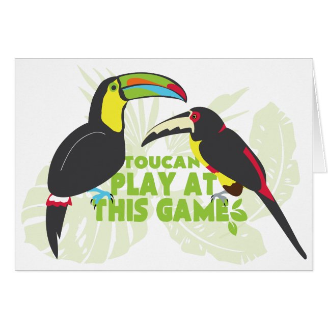 Toucan-kaart (Voorkant Horizontaal)