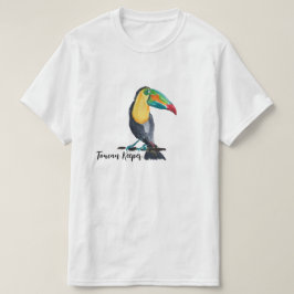 Toucan Keeper Watercolor Illustratie T-shirt