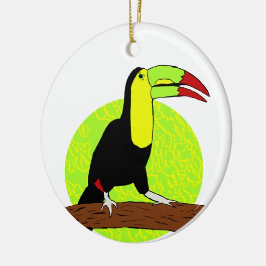 Toucan Keramisch Ornament (Links)