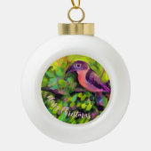 Toucan Keramische Bal Ornament (Voorkant)
