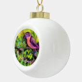 Toucan Keramische Bal Ornament (Rechts)
