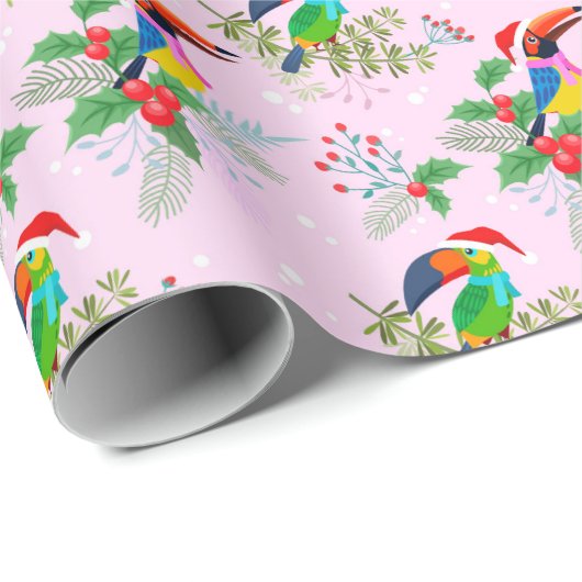 Toucan Kerstmis Cadeaupapier (Rol Hoek)
