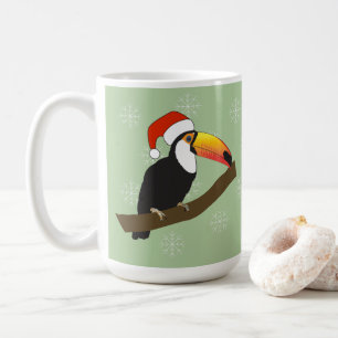 Toucan Kerstmis Sneeuwvlokken Koffiemok