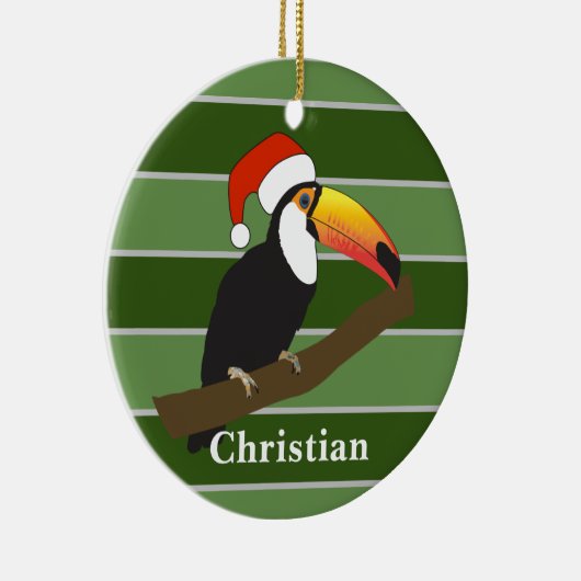 Toucan - Kerstmis Speciaal Keramisch Ornament (Rechts)