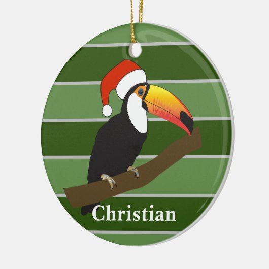 Toucan - Kerstmis Speciaal Keramisch Ornament (Links)