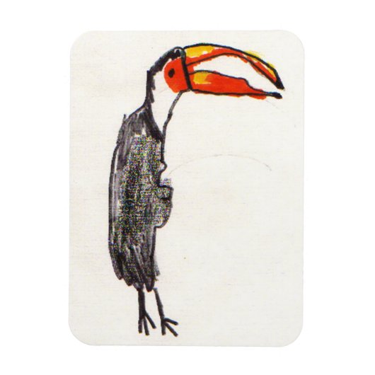 Toucan Kinder kunstmagneet Magneet (Verticaal)