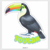 TOUCAN - KINDERDAGVERBLIJF STICKER (Vel)
