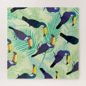 Toucan , kleurrijke illustratie. legpuzzel (Horizontaal)