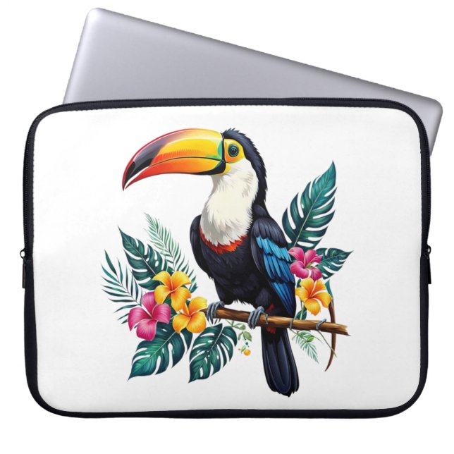 toucan laptop sleeve (Voorkant)
