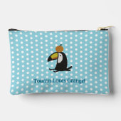 Toucan Loves Orange Etui (Achterkant)