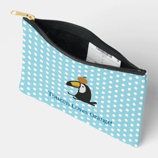 Toucan Loves Orange Etui (Open)