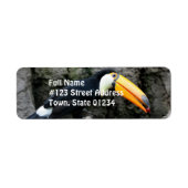 Toucan met Berry Etiket (Voorkant)