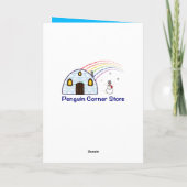 Toucan met Santa Hat Prettige feestdagen! Feestdagen Kaart (Achterkant)