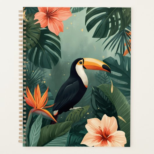 Toucan Muse Tropical Botanical Planner (Voorkant)