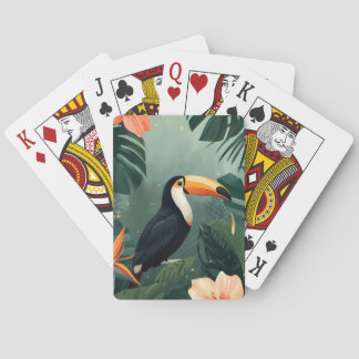 Toucan Muse Tropical Botanical Playing Cards Pokerkaarten