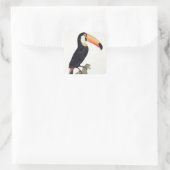 Toucan No.2 uit 'Geschiedenis van de vogels van he Vierkante Sticker (Tas)