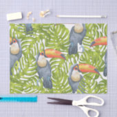 Toucan Oerwoud Bird Treders Pattern Tissuepapier (Craft)