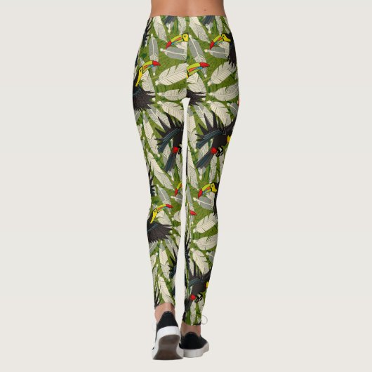 toucan oerwoud leggings (Achterkant)