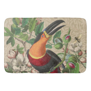 Toucan Oerwoud Tropical Bird Mooi Antiek Badmat