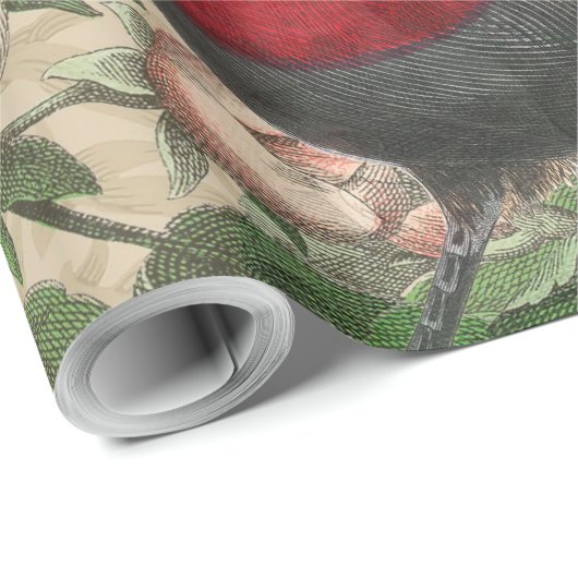 Toucan Oerwoud Tropical Bird Mooi Antiek Cadeaupapier (Rol Hoek)