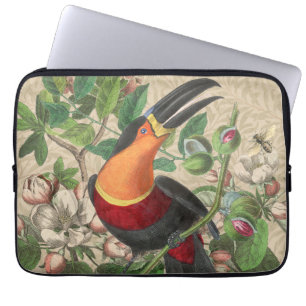 Toucan Oerwoud Tropical Bird Mooi Antiek Laptop Sleeve