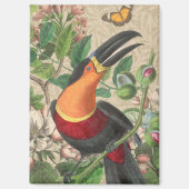 Toucan Oerwoud Tropical Bird Mooi Antiek Magneet (Voorkant)