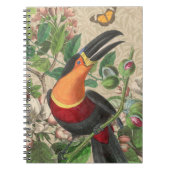 Toucan Oerwoud Tropical Bird Mooi Antiek Notitieboek (Voorkant)