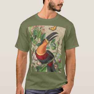 Toucan Oerwoud Tropical Bird Mooi Antiek T-shirt
