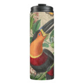 Toucan Oerwoud Tropical Bird Mooi Antiek Thermosbeker (Voorkant)