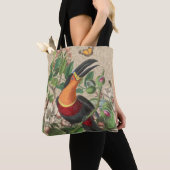 Toucan Oerwoud Tropical Bird Mooi Antiek Tote Bag (Dichtbij)
