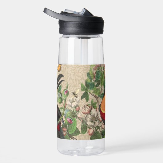 Toucan Oerwoud Tropical Bird Mooi Antiek Waterfles (Rechts)