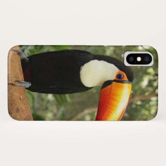 Toucan op boomtak Case-Mate iPhone case (Achterkant (horizontaal))
